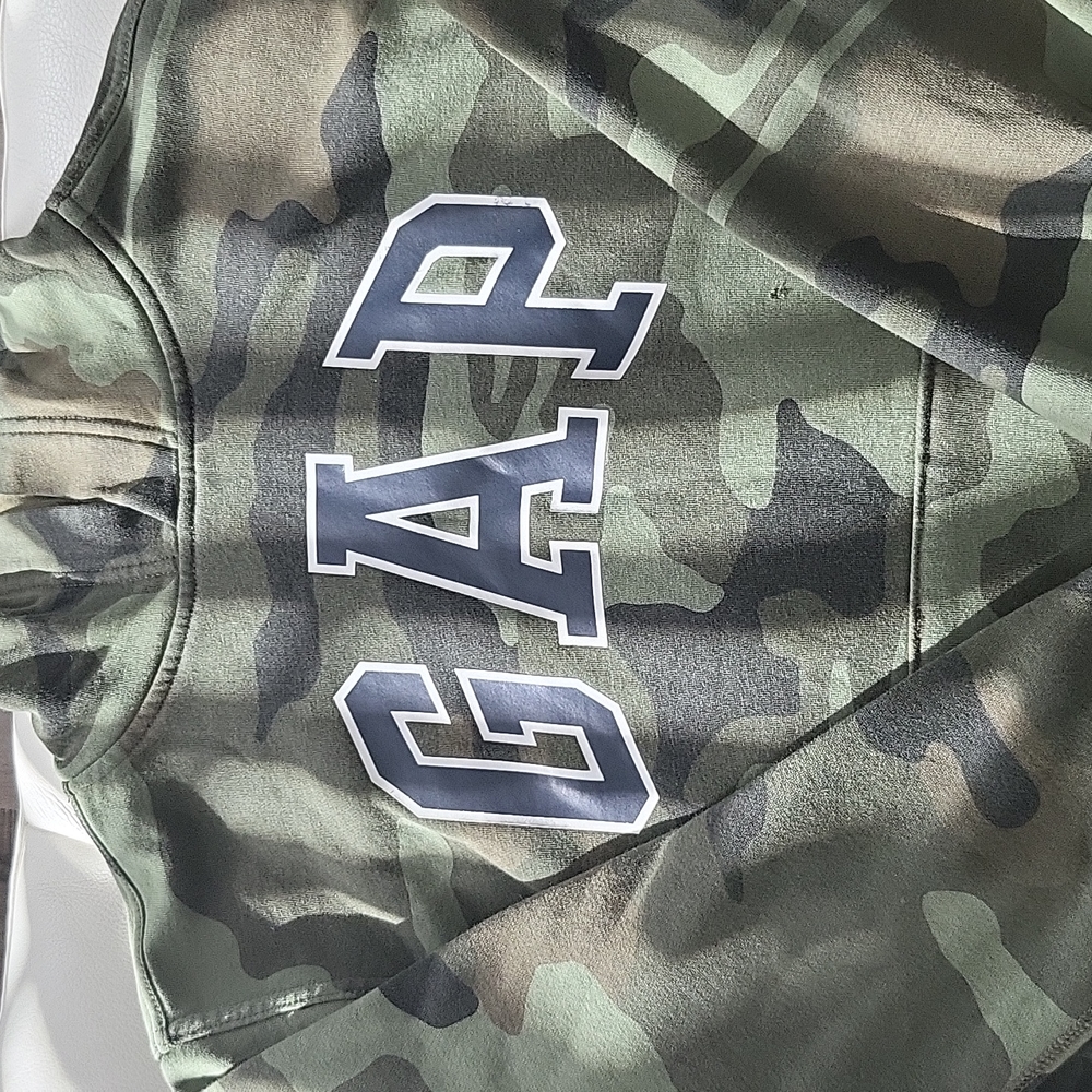 Kids:  Camo Gap Logo Pullover Hoodie